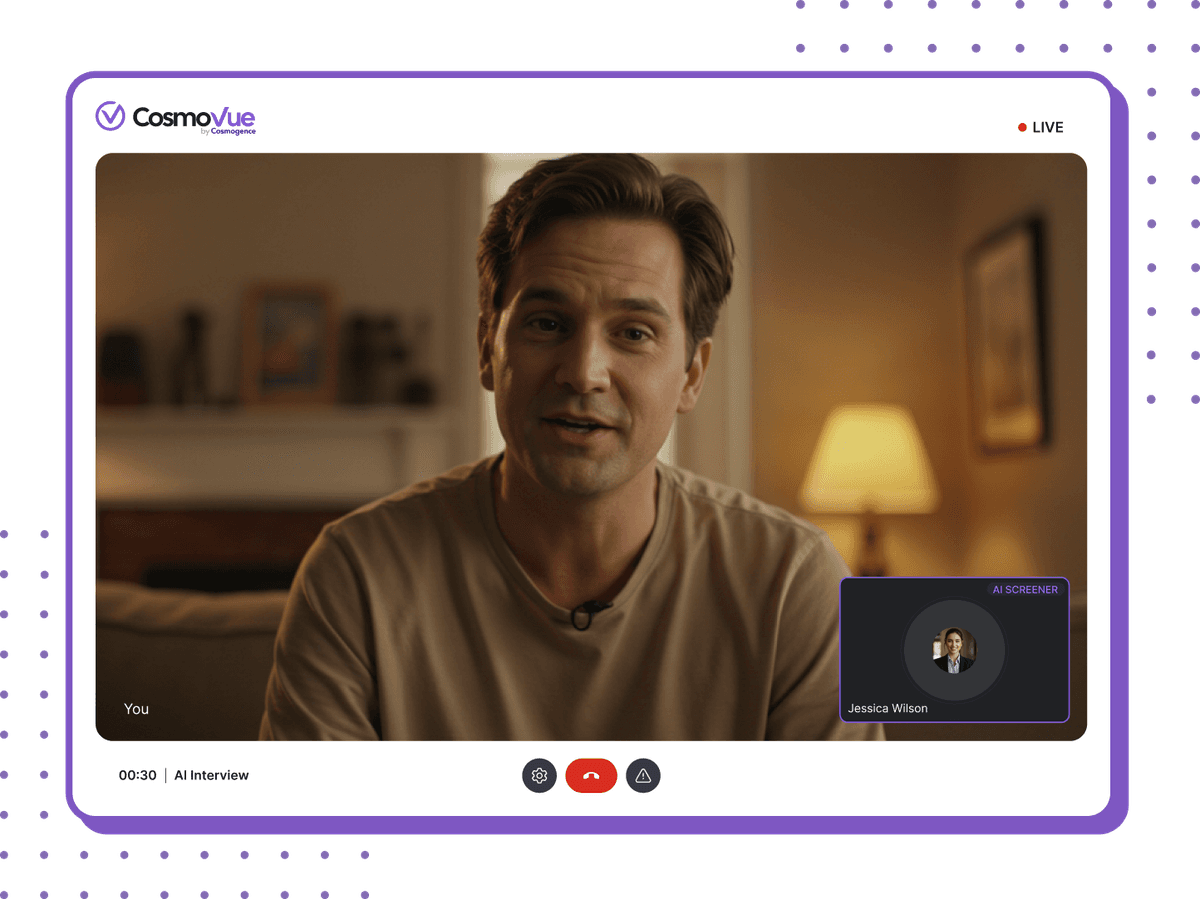 CosmoVue AI Interview Platform